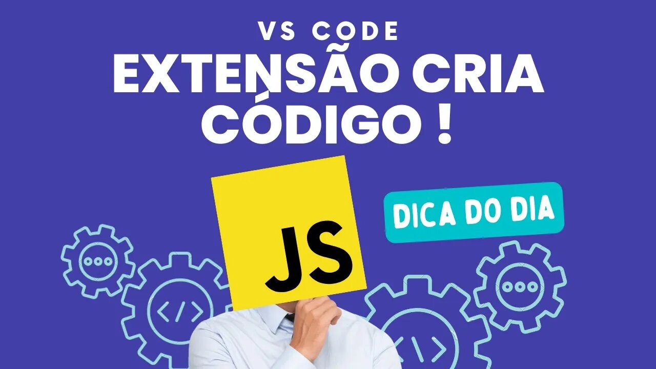 APRENDA A PROGRAMAR DE FORMA DESCOMPLICADA ! Extensão do VS Code que cria códigos - #vscode