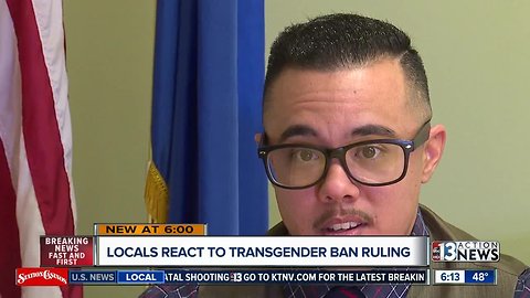 Local fallout on transgender ban