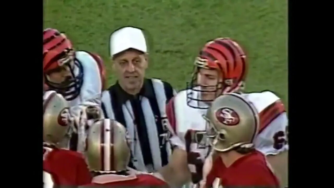 1989-01-22 Super Bowl XXIII Cincinnati Bengals vs San Francisco 49ers Pregame