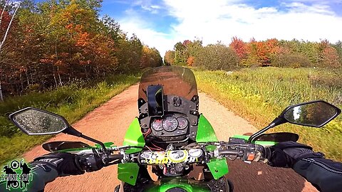 I RODE MY KLR 650 TO WORK!