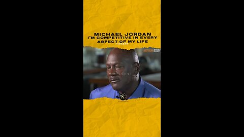 #michaeljordan I’m competitive in every aspect of my life