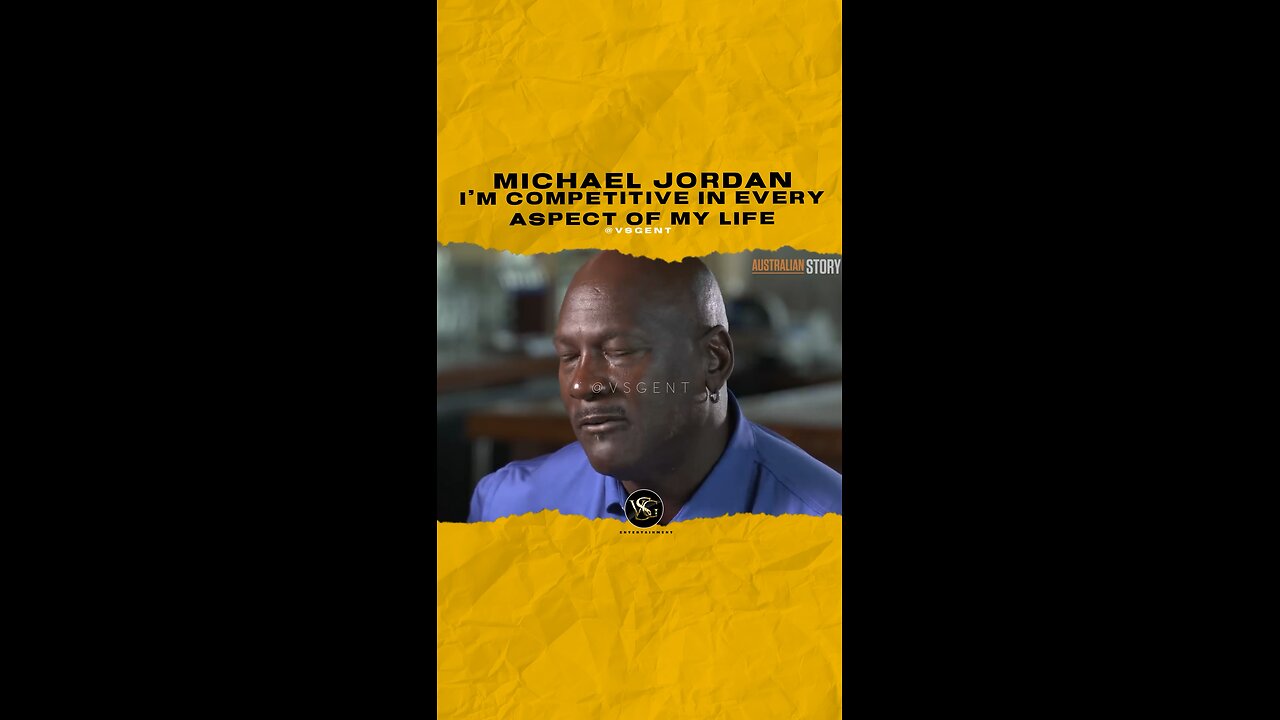 #michaeljordan I’m competitive in every aspect of my life