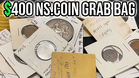 Risking It On A Big Grab Bag: $400 Silver & Rare Coin Unboxing From ns.coin