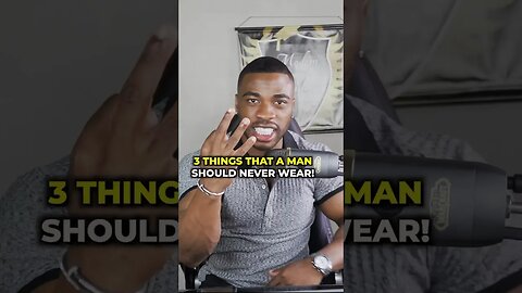 3 Things A Man Should Never Wear