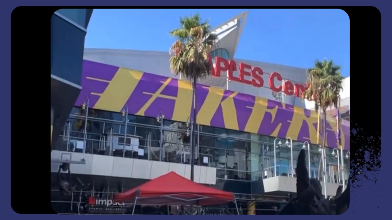 Lakers pre game warm up at staple center Lakers vs Nets