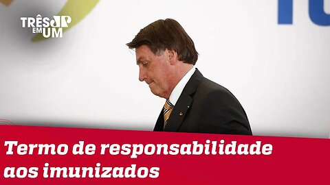 Bolsonaro vai assinar compra de vacinas contra COVID-19