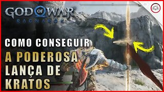 God of war Ragnarok, Como conseguir a poderosa lança de Kratos | Super dica