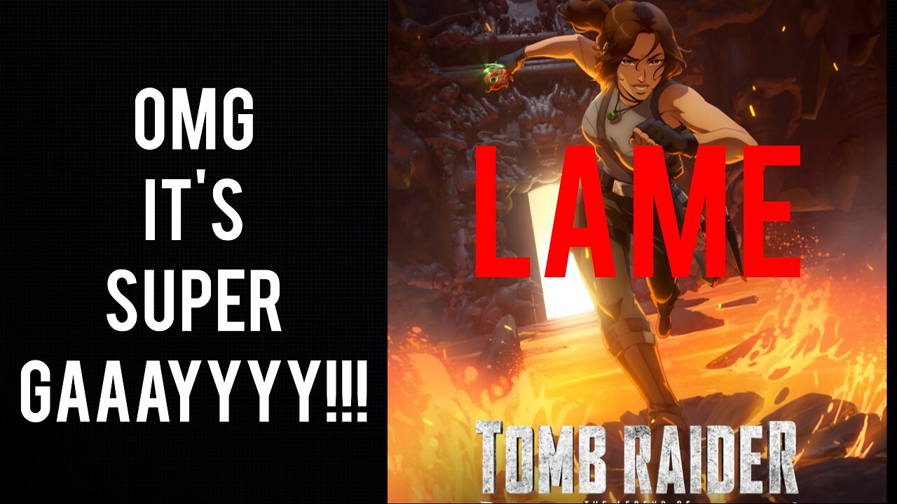 New tomb raider goes woke and turns a strong black man into a weak gay feminine gay boi.