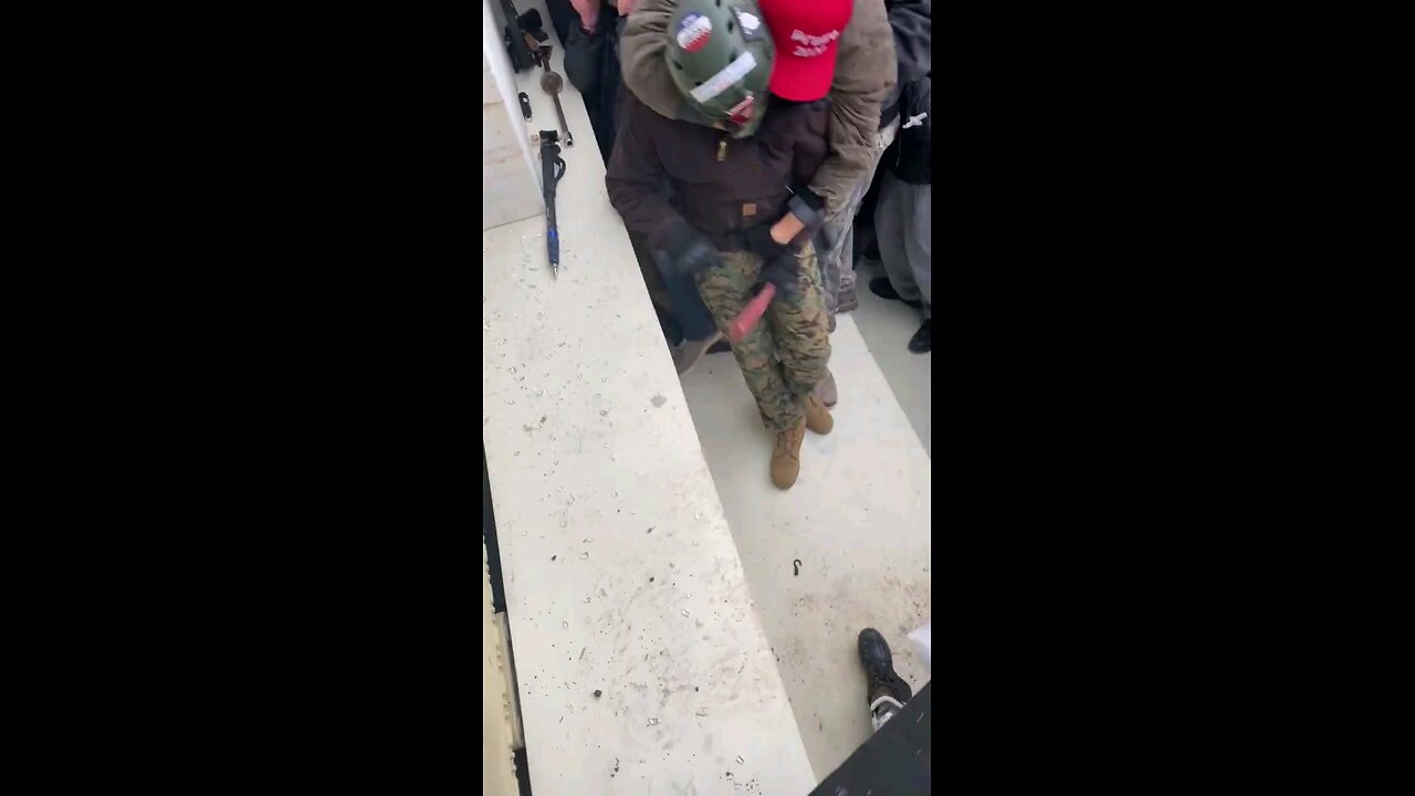 The CIA breaking windows on January 6th. Trump supporters defending the capital.