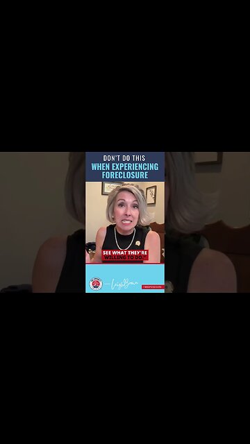 What NOT to do While in Foreclosure