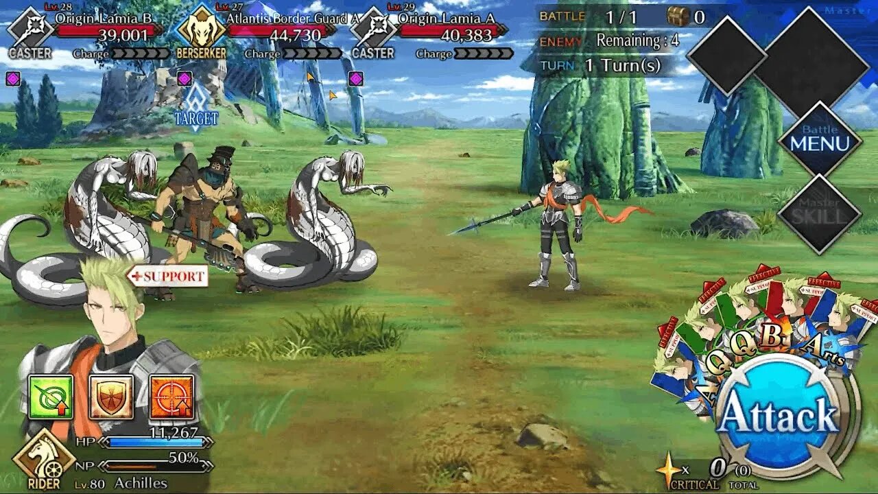 [FGO] Lostbelt 5 Atlantis | Chapter 13-2 Achilles Battle | No Commentary