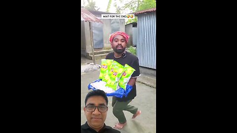 Wait for the end🤣 #funnyvideo #funnyreels #reactionreels #realbipuldas #reactionvideo #funny #funny