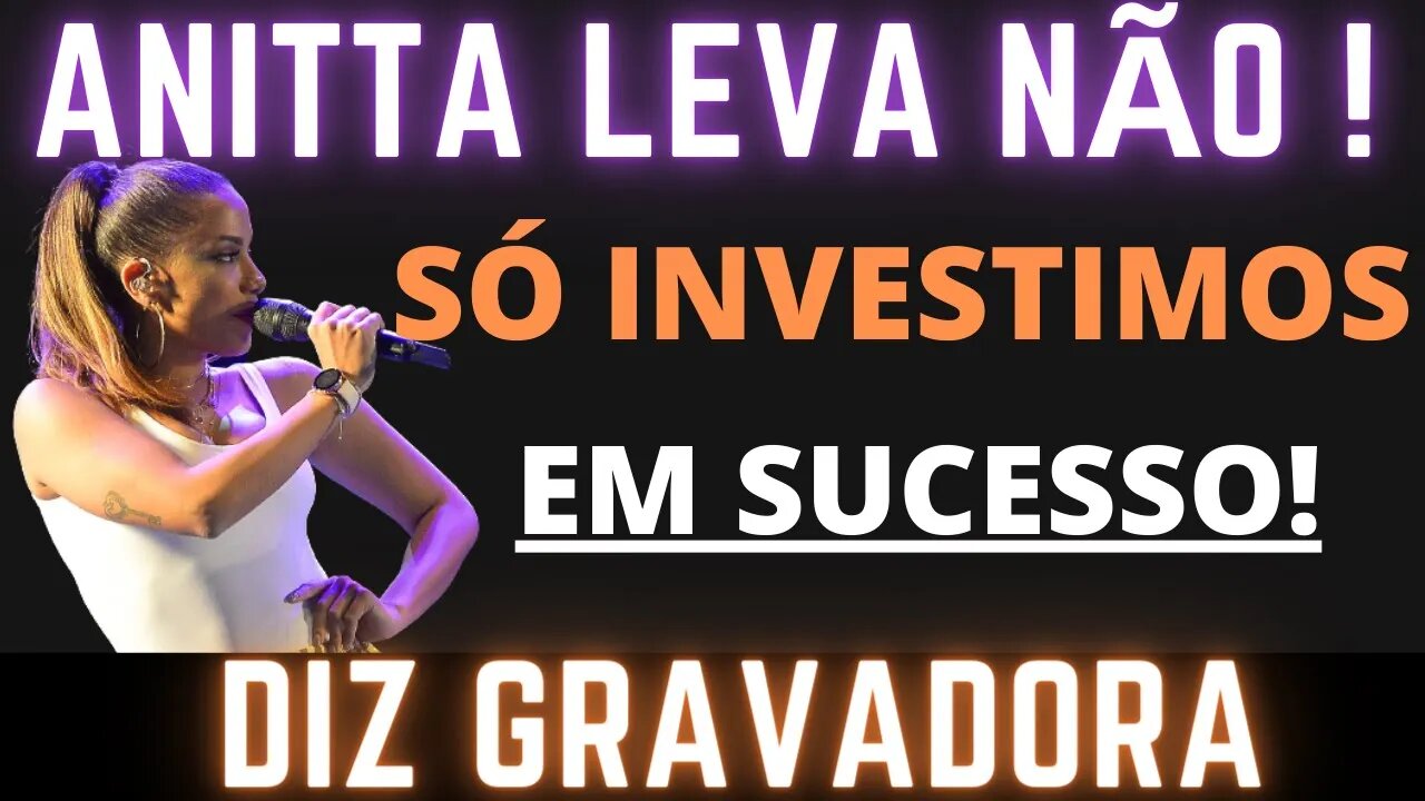 🔴 ANITTA LEVA UM NÃO DA GRAVADORA ! 🔴