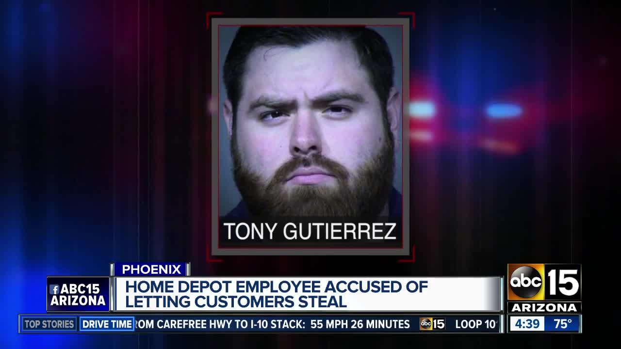 PD: Home Depot employee accused of slipping tools to contractors