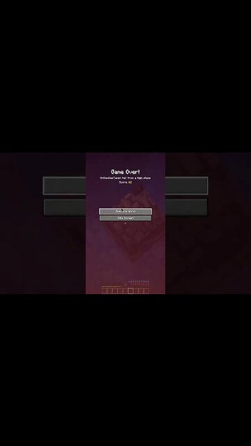 That wasn't supposed to happen... #shorts #short #minecraft #minecraftshorts #minecrafthardcormode