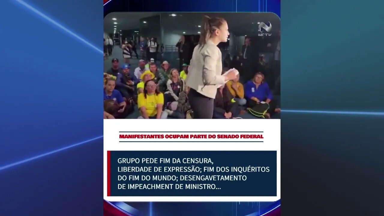 URGENTE: Manifestantes ocupam Senado Federal e pedem impeachment de ministro