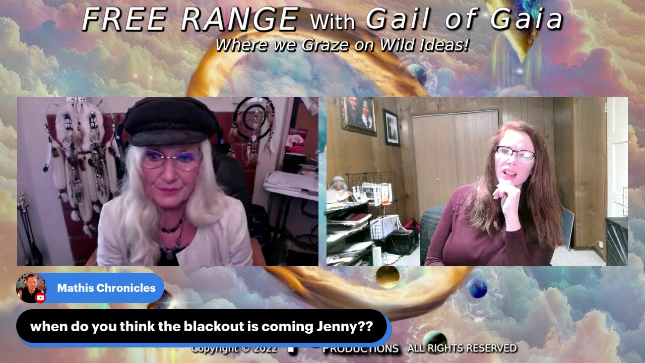 "The Golden Astral Belt" with Jenny Lee & Gail of Gaia on FREE RANGE