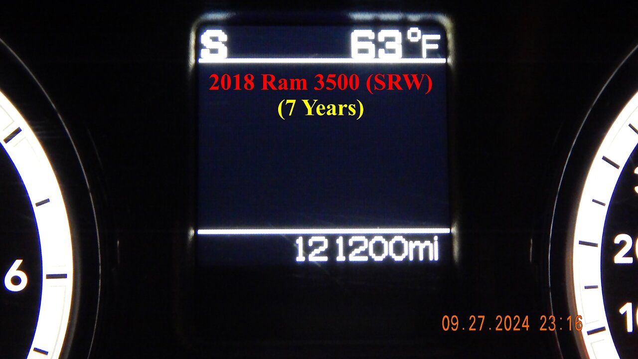 I’ve Had My 2018 Ram 3500 (SRW) For 7 Years – 10/03/2024