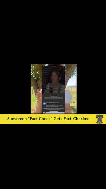 Sunscreen "Fact Check" Gets Fact-Checked