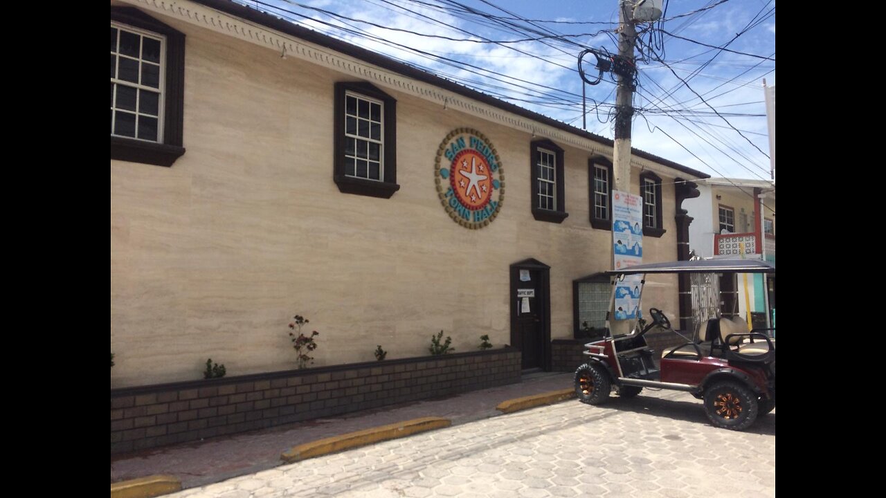 San Pedro Town Hall, Ambergris Caye, Belize 1993