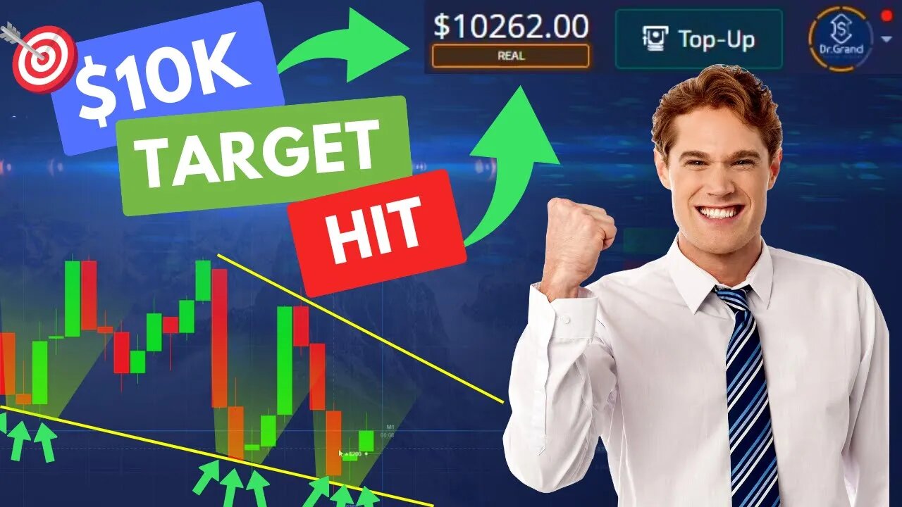 I Hit My $10,000 Target Live Trading 🎯 in POCKET OPTION - #makingmoneyonline