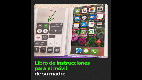 Crea un libro de instrucciones para que su madre aprenda a usar el 'smartphone'