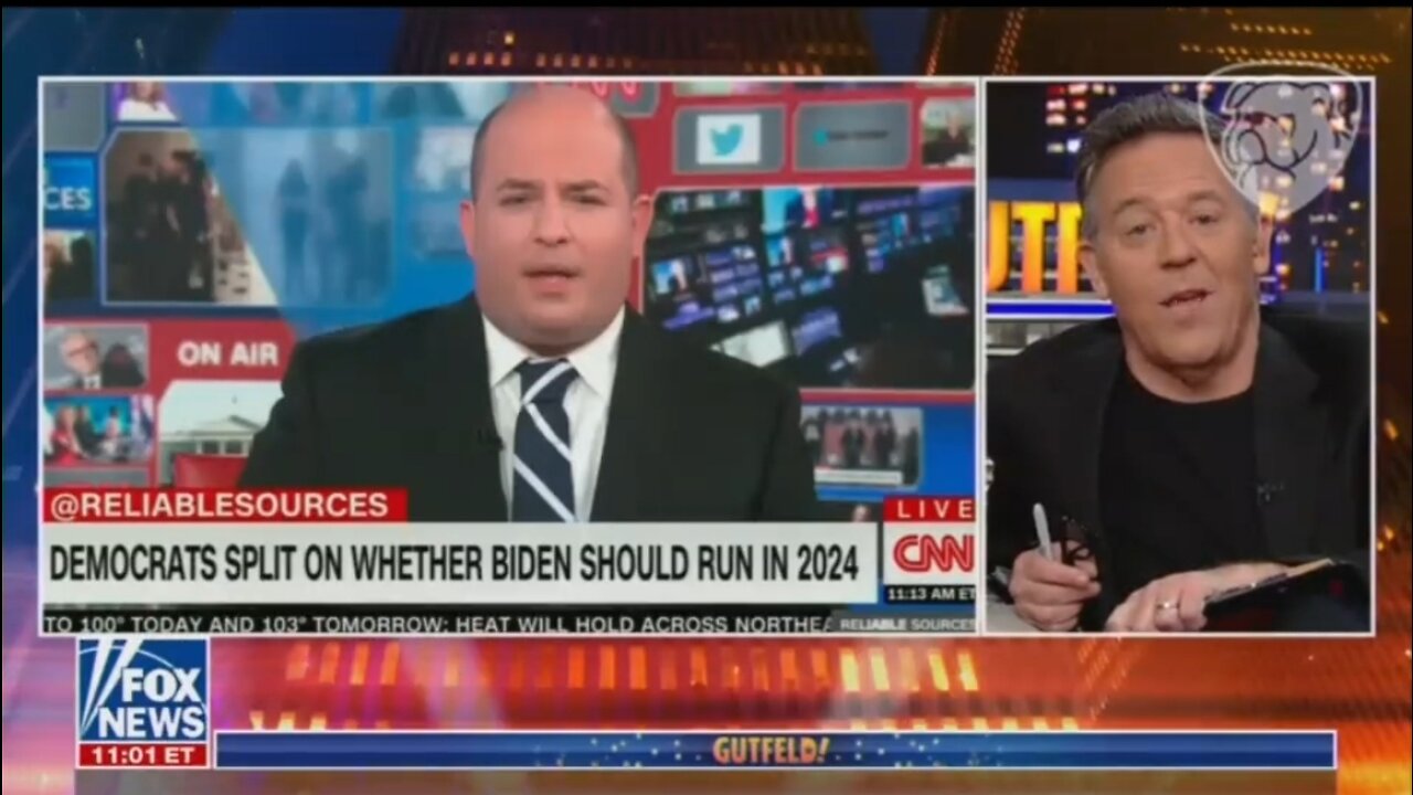 Gutfeld Reacts To CNN's Stelter Firing: Chubby Grubby Tele-Tubbie