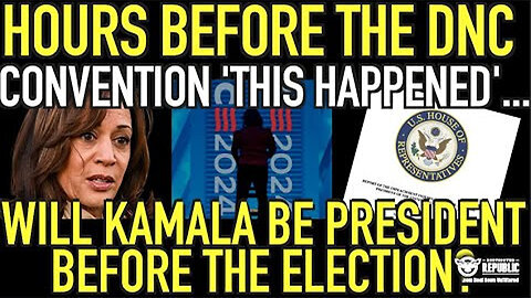 This Happened....Will Kamala Be President Before The Election.