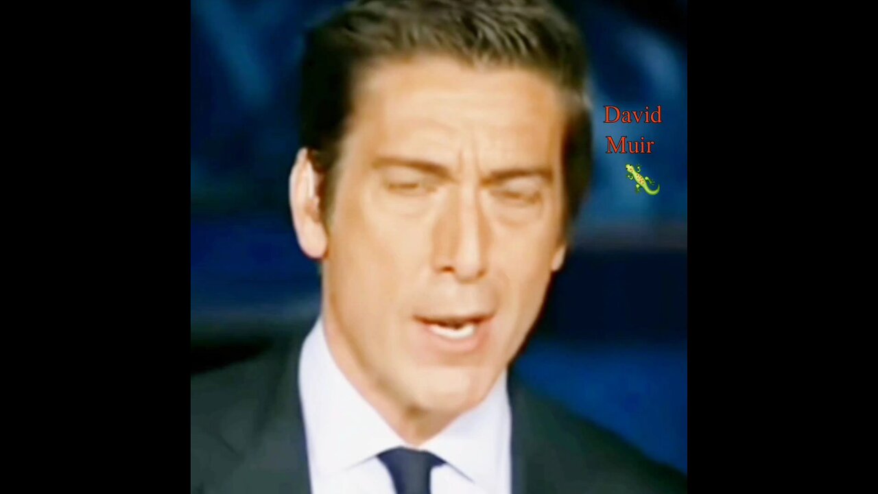 DAVID MUIR: APOLOGIZE