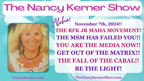 The RFK Jr MAHA Movement! The MSM has FAILED You! EXIT the Matrix! Fall of the Cabal!