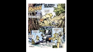 Rahan. Episode One hundred and Sixteen. By Roger Lecureux. The Spider Men. A Puke (TM) Comic.