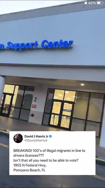 Illegal immigrants lining up at DMV for drivers license ￼