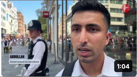 Leicester Square Stabbing Hoax - Muslim Crisis Actor hero saves the Day