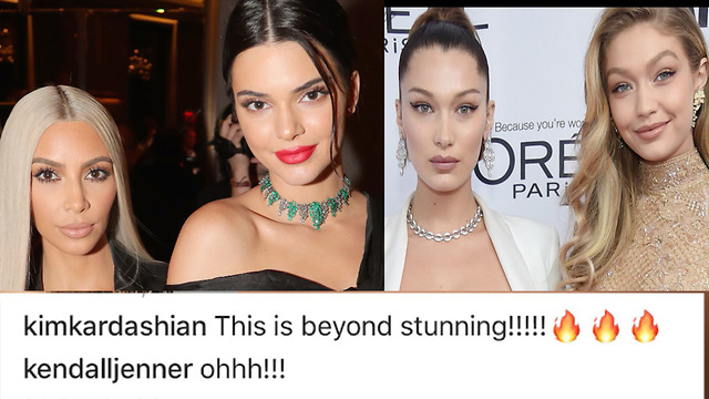 OMG: Kardashian Sisters Fan-Girl Over Hadid Sisters On Instagram