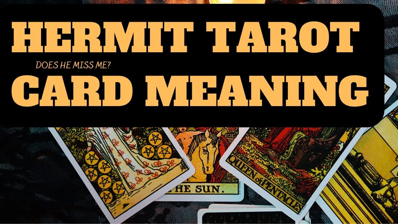 The Hermit Tarot Card Meaning #thehermittarotcardmeaning