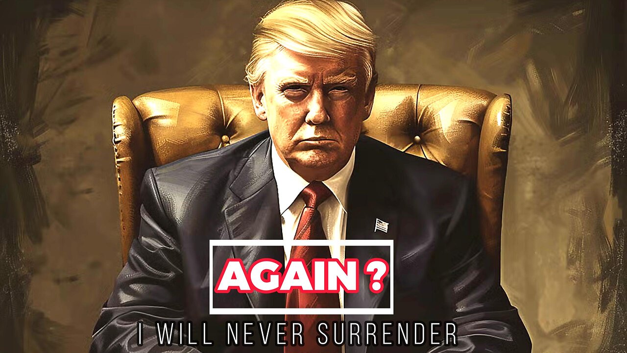 Nothing will slow me down | I will never surrender | Donald Trump