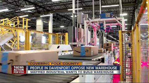 Davenport residents fight against development of 1.5 million square foot warehouse