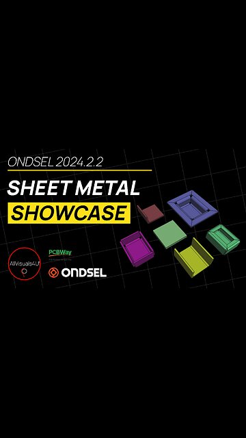 👌 QUICKLY Make These Models In Ondsel ES - FreeCAD Sheet Metal - FreeCAD Tutorial | #Shorts