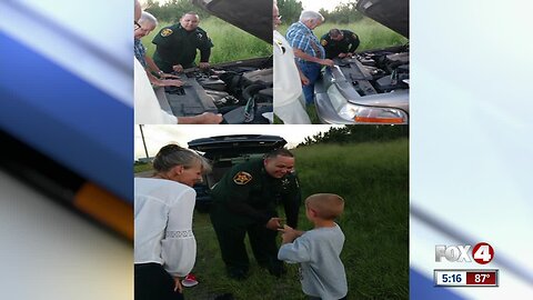 Polk County deputy recognized for his act of kindness