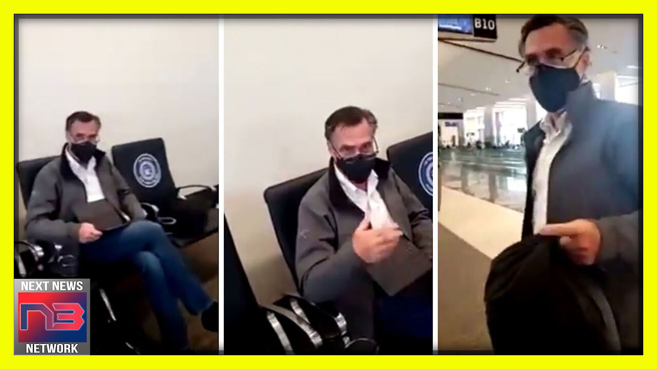 Trump Supporters Catch Mitt Romey in an Airport - What Happens Next He Will NEVER Forget