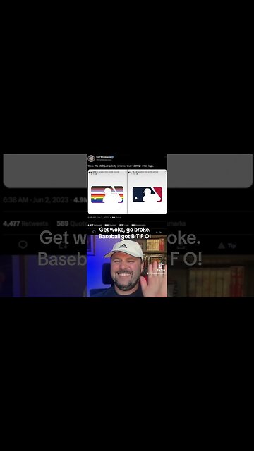 MLB REMOVES #PrideMonth Logo After They Get Ratio’d 😂😂😂