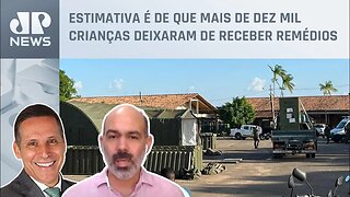 Schelp e Capez analisam hospital de campanha para índios Yanomami