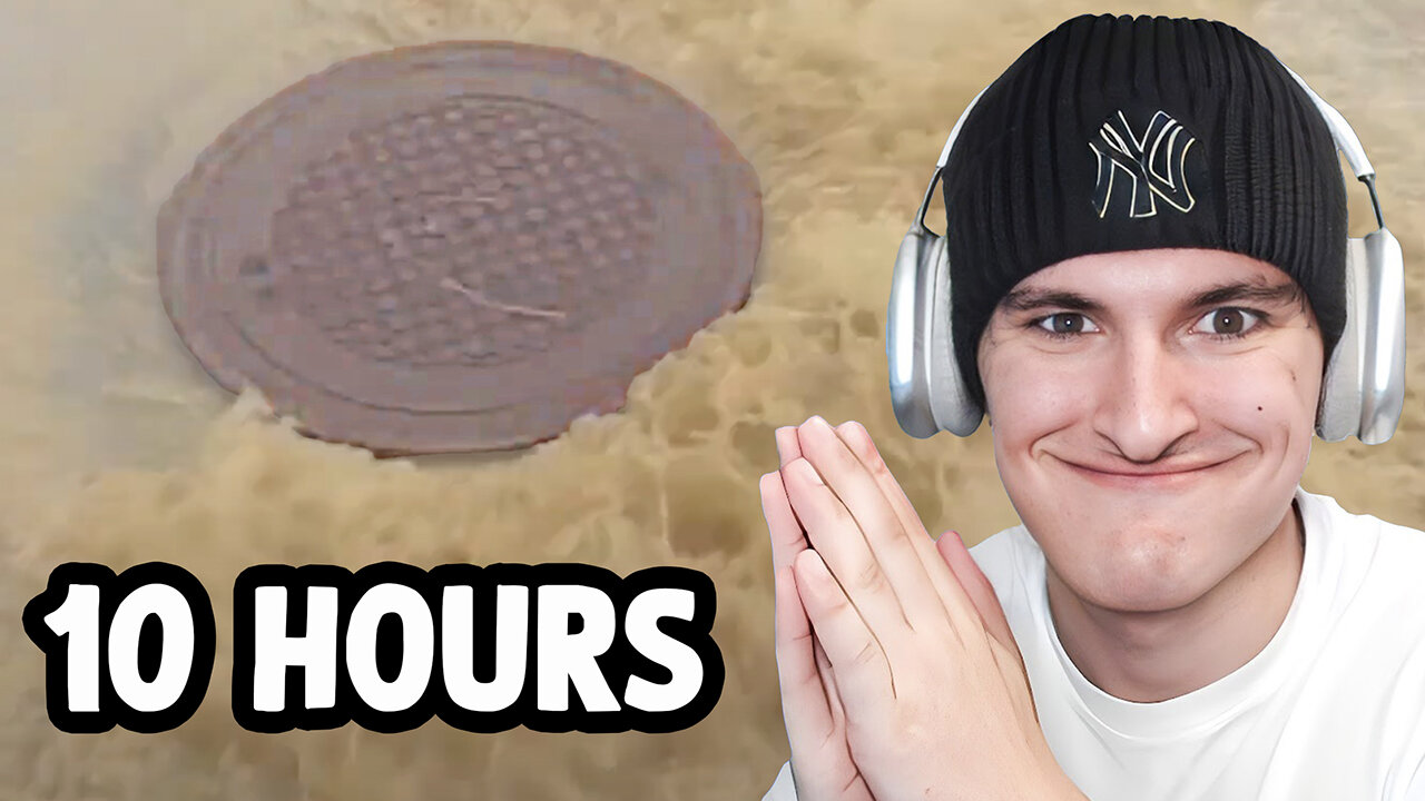 Spinning Manhole dancing to Bosnov Ringtone 10 Hours