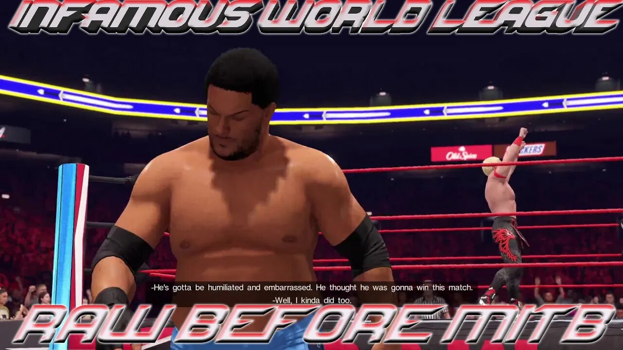 WWE2k22 Season 1 Week 3: Raw Before MITB