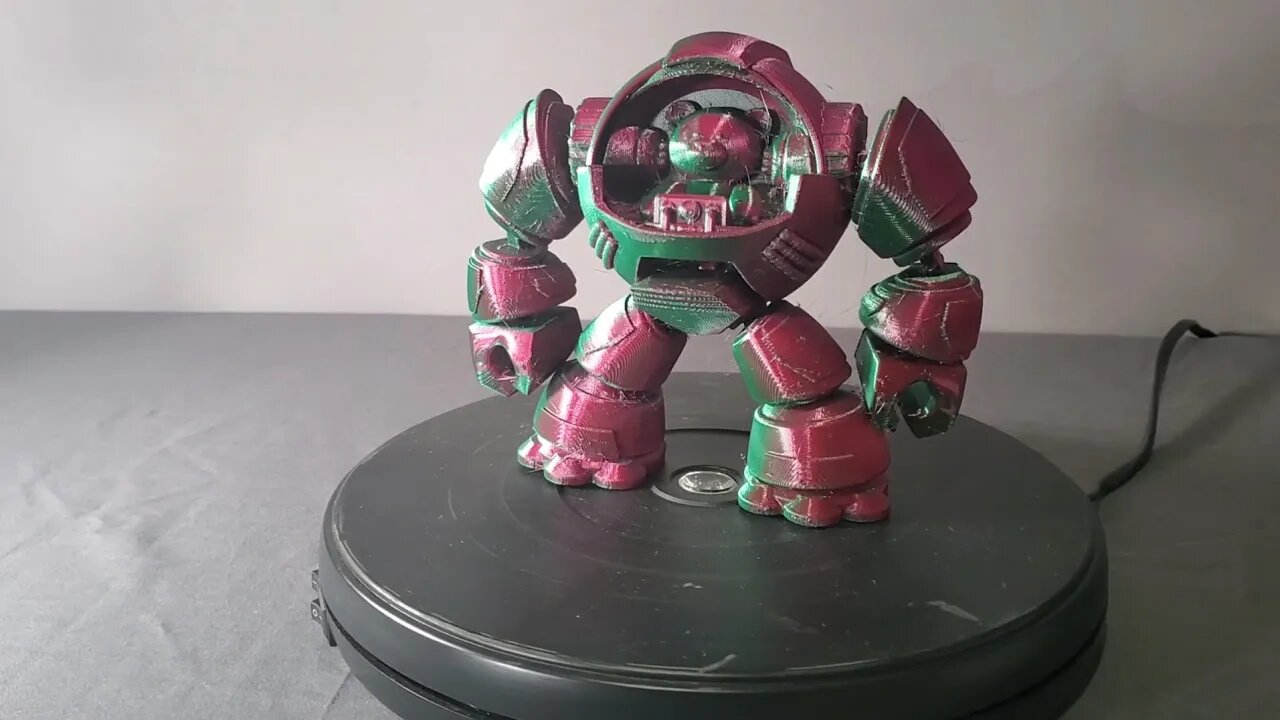 Tech Sonar gradient filament.Mech Bear - #3dprint #3dprinting #diy #pla #ender