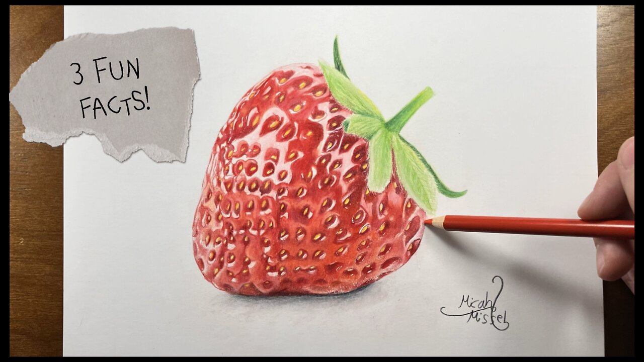 Drawing a Strawberry ✍️🍓 | The Pencil Guy