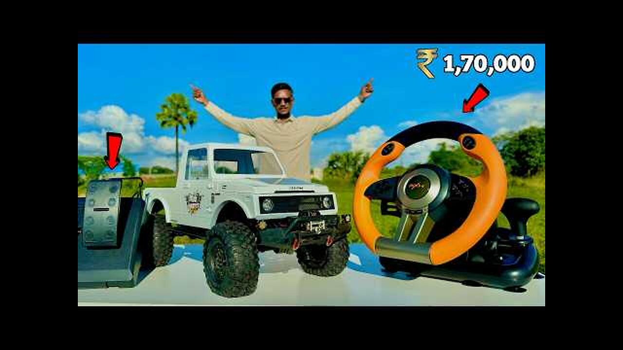 RC Maruti Suzuki Gypsy With Gaming Steering - Chatpat toy TV