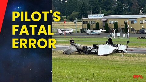 64-Year-Old Pilot's Last Mistake Caught on Camera: Tragic End