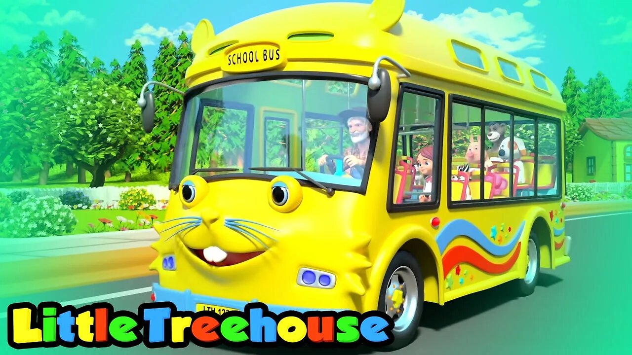 Wheels On The Bus - I Spy Song | Kids Rhymes & Childrens Songs | Baby Cartoon by Little Treehouse