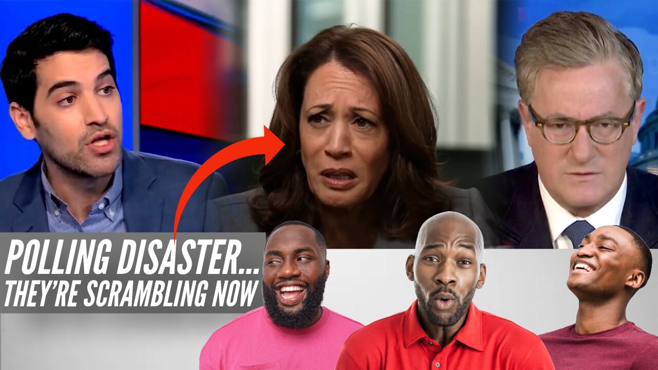 CNN & MSNBC SCRAMBLE To Explain Kamala Harris' Failing Campaign Polls